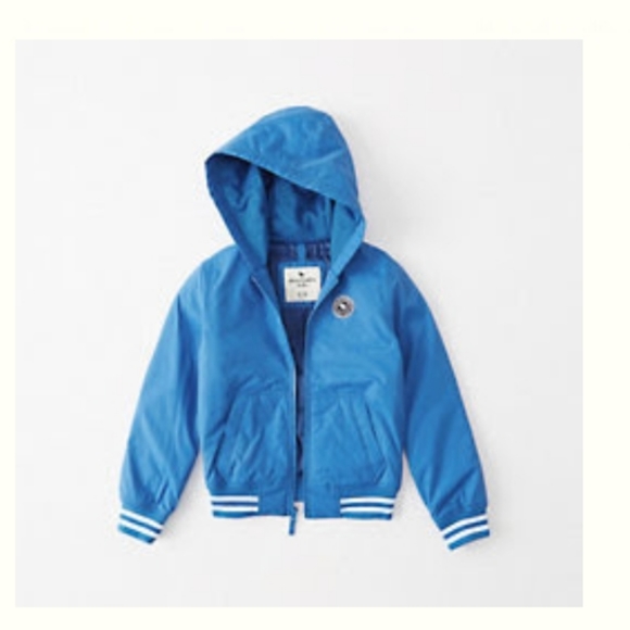 abercrombie kids Other - Abercrombie kids hooded varsity bomber jacket